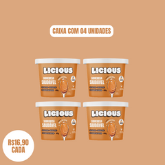 Kit 4 unidades: Sobremesa Saudável Licious® - Sabor Doce de Leite Argentino - 240g