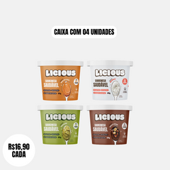 Kit 4 unidades: Sobremesa Saudável Licious® - Um Sabor de Cada - 240g