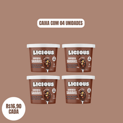 Kit 4 unidades: Sobremesa Saudável Licious® - Sabor Avelã Cream - 240g