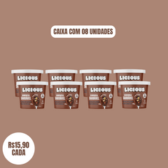 Kit 8 unidades: Sobremesa Saudável Licious® - Sabor Avelã Cream - 480g
