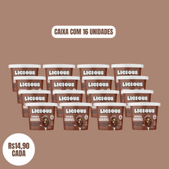 Kit 16 unidades: Sobremesa Saudável Licious® - Sabor Avelã Cream - 960g